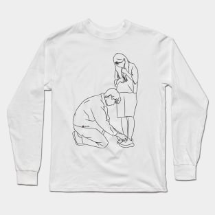 Castaway Diva lineart Korean Drama Long Sleeve T-Shirt